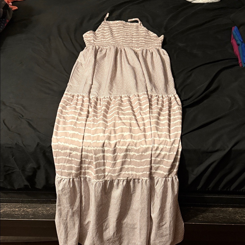 Striped Pink Kids Dress